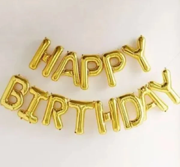 Happy Birthday Foil Banner