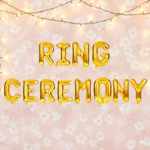 Ring Ceremony Foil Balloon Ring Ceremony Foil Balloon Gold 16 Inch