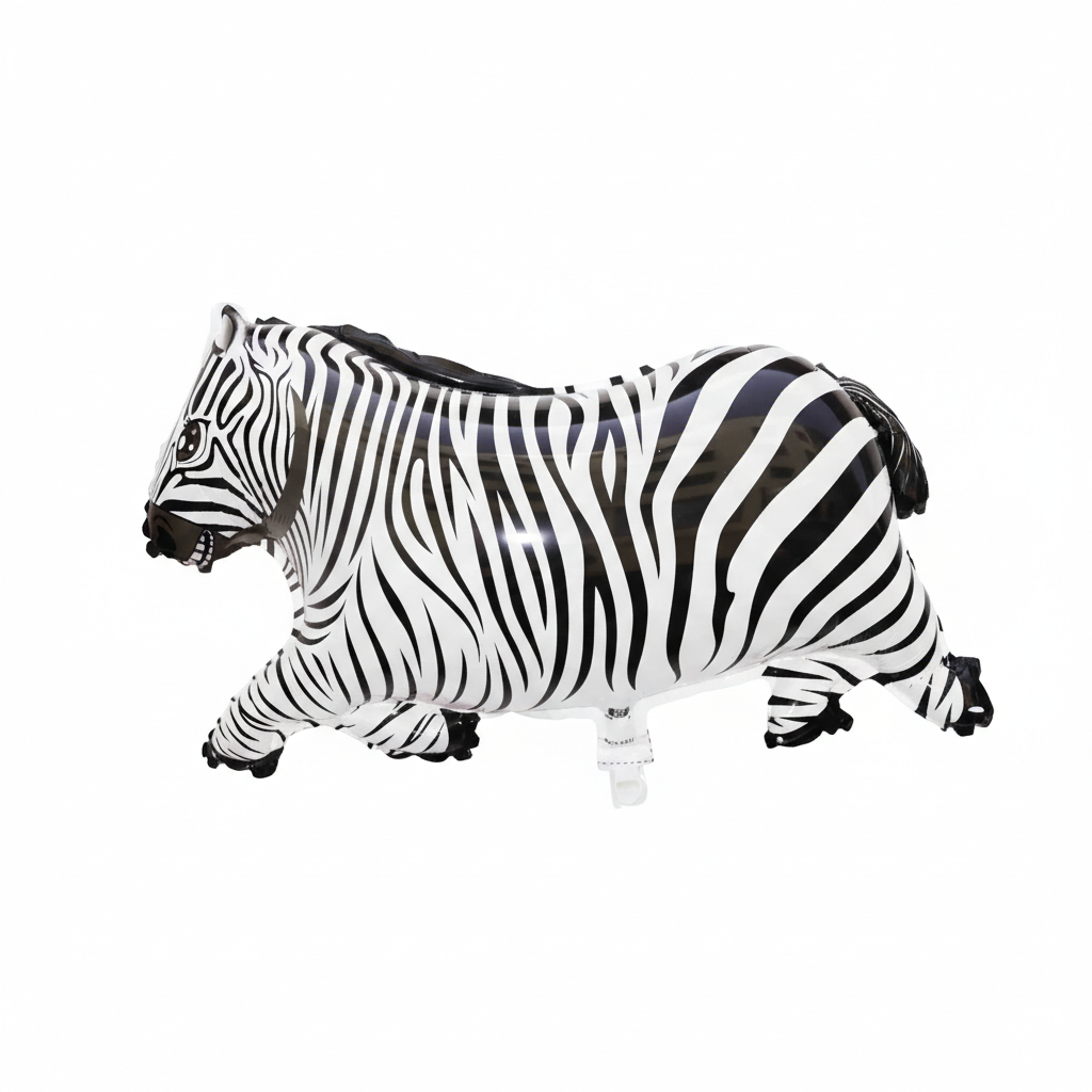 Zebra Foil Balloon