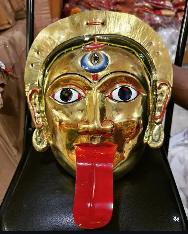 Pital Kali Face Mask (Brass)