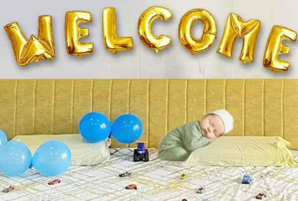 Welcome Foil Balloon Banner - Image 2