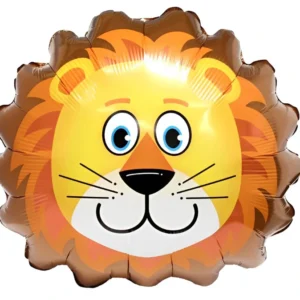 Lion Face Printed Foil Balloon
