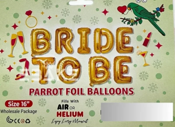 Bride To Be Foil Balloon - Image 2