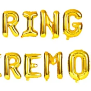 Ring Ceremony Foil Balloon