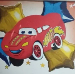 Car Theme 5 Piece Foil balloon