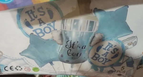 It's A Boy 5 piece Theme For Baby Shower