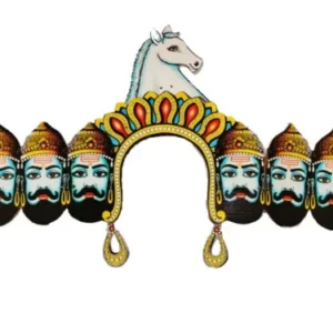 Ravan Das Sish | Ten Head Mukut Set
