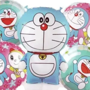 Doraemon With Dorami 5 Pieces Foil Balloon