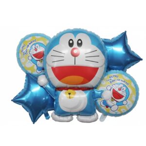 Doraemon 5 Piece Theme Foil Balloon