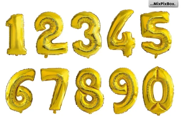 Foil Number Balloon