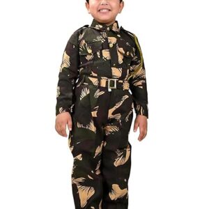 Indian Para Military Special Forces Commandos Profession Fancy Dress Costume