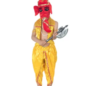 Shri Ganesha Hindu God Ganesh Chaturthi Role Play Kids & Adults Fancy Dress Costume