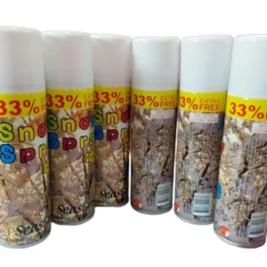 New Snow Spray Party Celebration & Decoration (33% Extra White Foam)