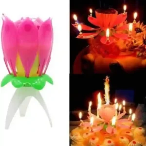 Lotus Musical Candle