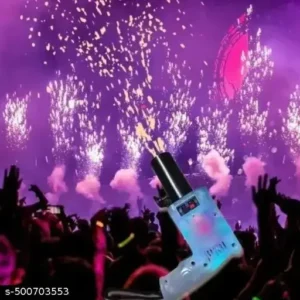 [White Multi-colour Led Pyro Gun] Sparkler Pyro Gun for Events & Celebrations – Cold Pyro Gun for Weddings, Parties, Pubs & Functions (Battery & Pyro Not Included)