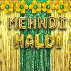 Haldi And Mehndi Combo Set