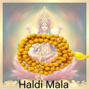 Haldi mala wood chain jap mala / Original Mala