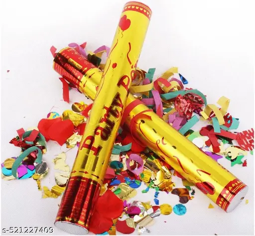 Party Poppers for Birthday, Multicolour Confetti,  | Party Poppers for Wedding | Confetti Party Poppers | Confetti Popper Birthday | Birthday Poppers Blast |