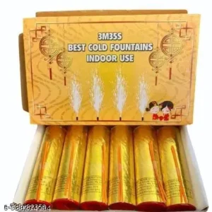 Party Favor Cold Pyro Fountain Set of 6 | Perfect for Weddings, Parties & Celebrations | Safe Sparkler EffectsPyro (Pack of 6pc.)