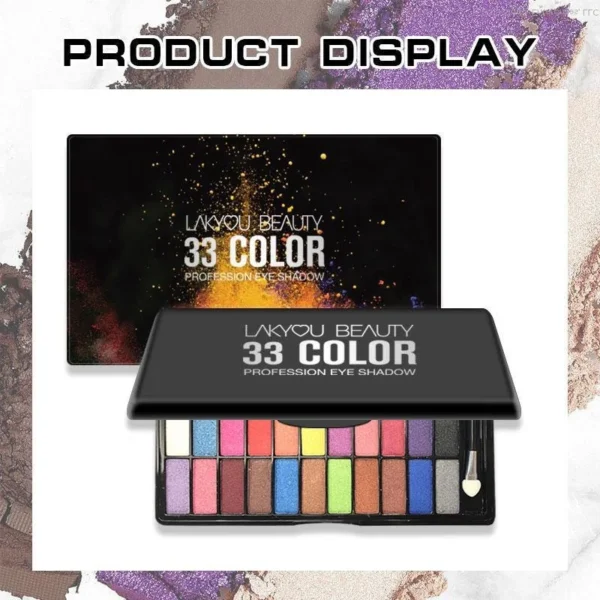 LAKYOU BEAUTY 33 COLOR PROFESSION EYE SHADOW