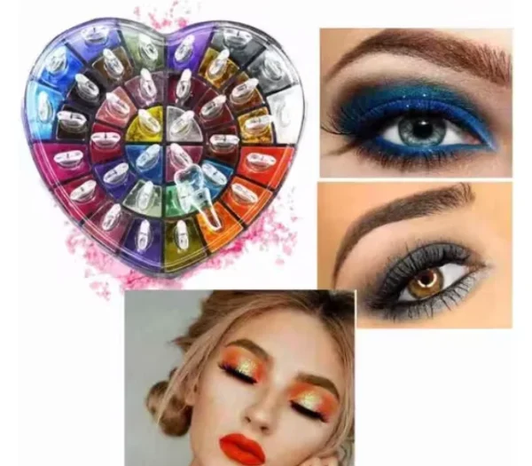 Ranen Eye Shadow 12 Colours Shimmering powder - Image 4
