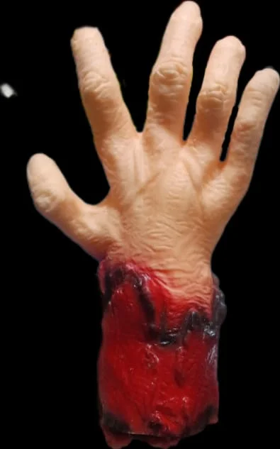 Fancydresswale Halloween Decoration Items for Halloween Party Supply (Fake Hand)