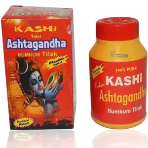 Kashi Tulsi Ashtagandha Kumkum Tilak Pure Chandan or God Poojan (1 pc)