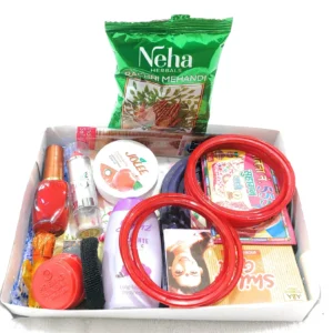 Navratri MATA Rani Shringar Kit/Suhag Kit- Essential Indian Worship Set for Navratri Pujan, Laxmi Pooja and Karwa Chauth