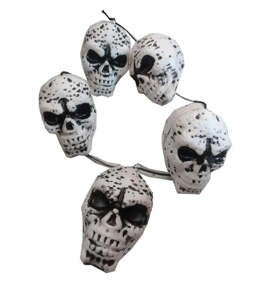 Medium Horror Scary Skulls Realistic Looking Skulls Mundi Mala Fake Human Skeleton Head Skull for Halloween / Maa Kali / Shankar Ji Etc.