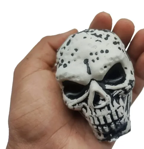Medium Horror Scary Skulls Realistic Looking Skulls Mundi Mala Fake Human Skeleton Head Skull for Halloween / Maa Kali / Shankar Ji Etc. - Image 2