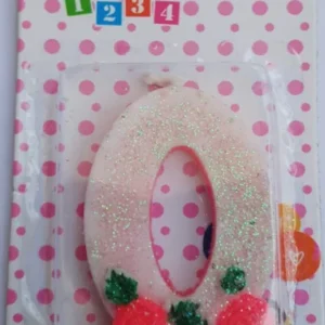 Happy Birthday themed Age Number Wax Candle for Birthday, for Cake decoration for New Born Baby