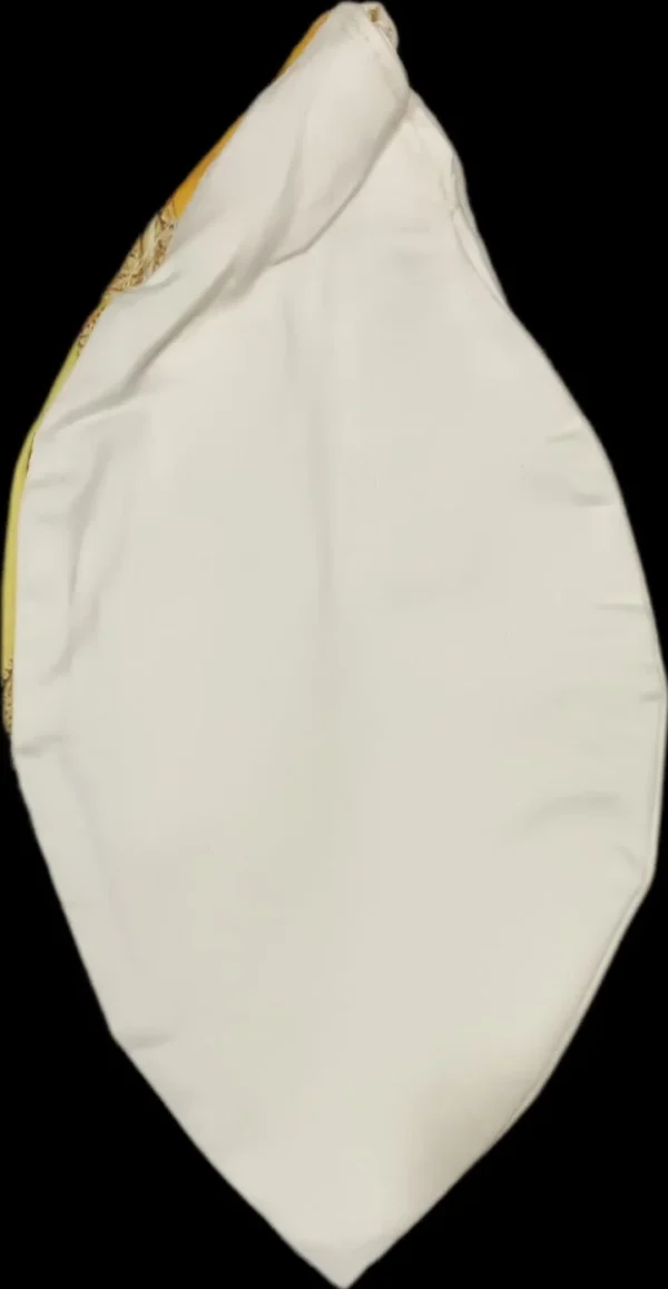 Mala Jholi for Mala, Printed With Shri Krishna Ji, With Zipper / Chain { White in Colour } - Image 2