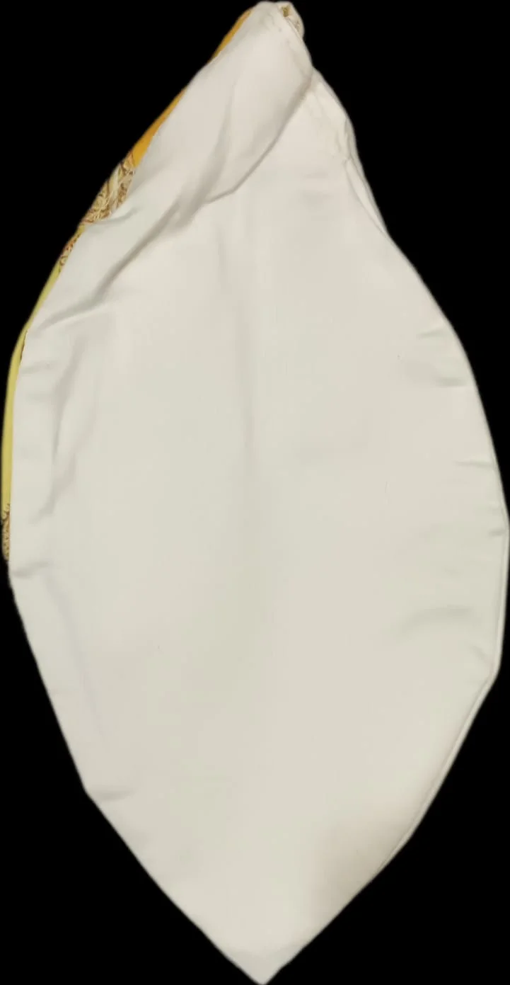 Mala Jholi for Mala, Printed With Shri Krishna Ji, With Zipper / Chain { White in Colour } - Image 2