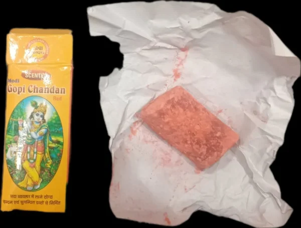 100% Natural Scented Modi Gopi Chandan Red