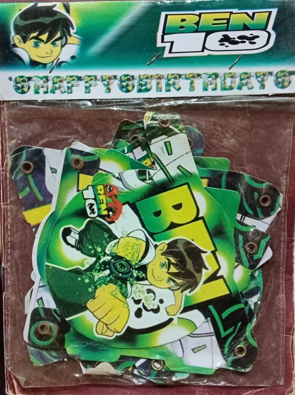 Ben 10 / Ben10 Happy Birthday Letter Banner