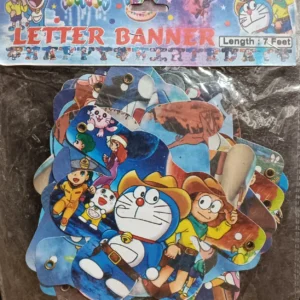 Doraemon: Nobita's Spaceblazer Theme Happy Birthday Letter Banner