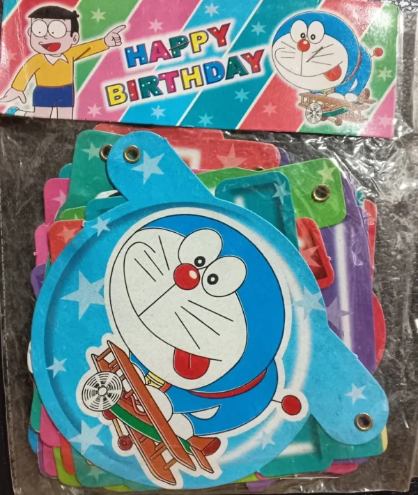 Doraemon Happy Birthday Letter Banner