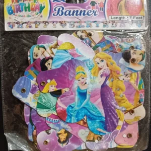 Disney Princess Theme Happy Birthday Letter Banner