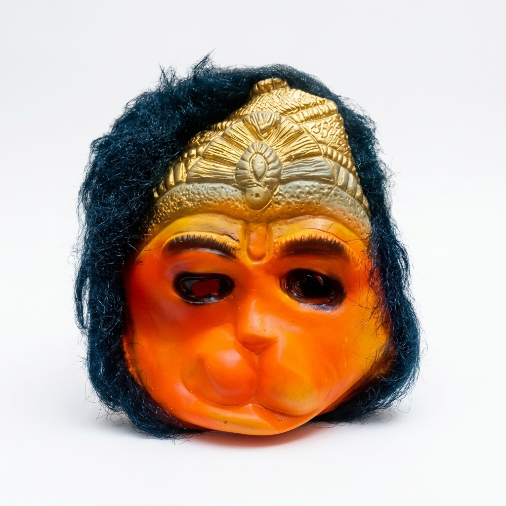 Hanuman mask over the head || Hanumanji mask|| Bajrangbali face mask || for stage drama, Hanuman Jyanti, Ramleela