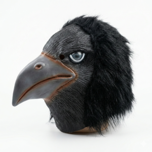 Jatayu / Eagle / Vulture Rubber Black And Grey Face Mask
