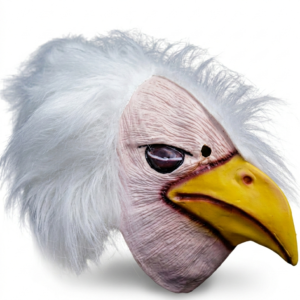 Jatayu / Eagle Rubber White And Yellow Bird Face Mask