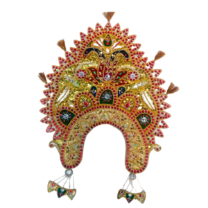 Maa Kali Chandrika In Peacock And Lotus Style