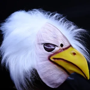 Jatayu White And Yellow Bird Face Mask