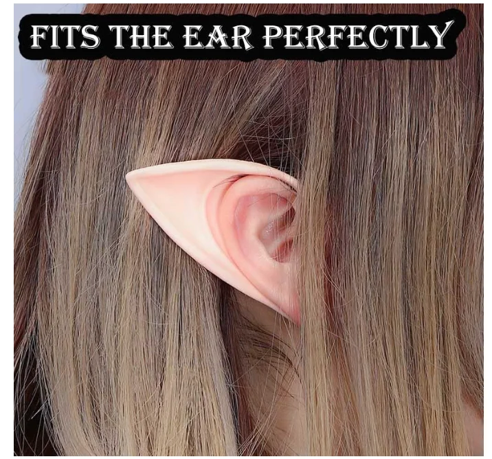 Elf ears cosplay Elf Ears Accessories Halloween Party Anime Party Costume 1 SET - Image 5