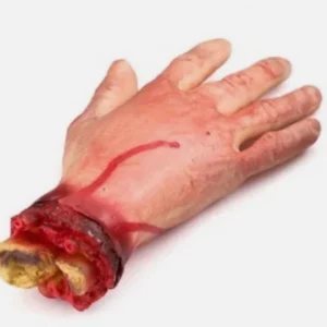 HALLOWEEN Prop Realistic Hands Terror Bloody Fake Body Parts Severed Arm Hand