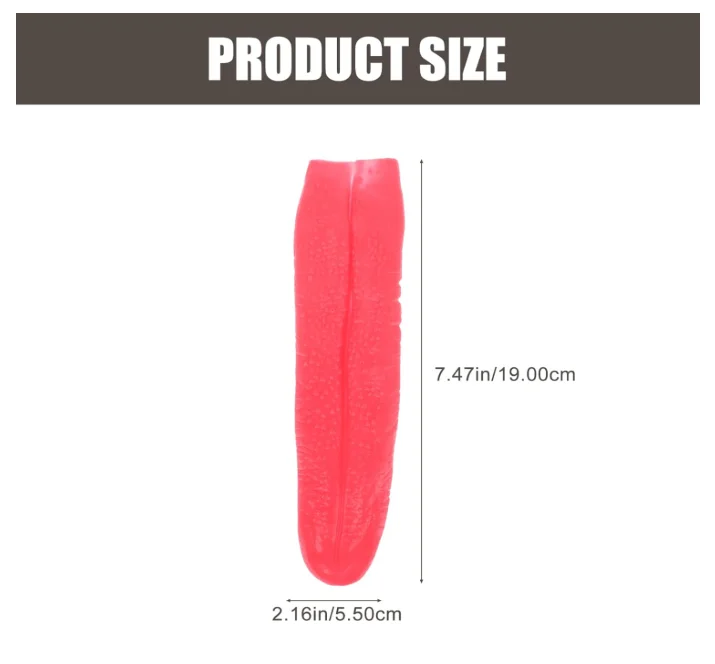 Long Tongue Prop Fake Tongue: Prank Cosplay Props for Halloween Horror Party Decoration - Image 6