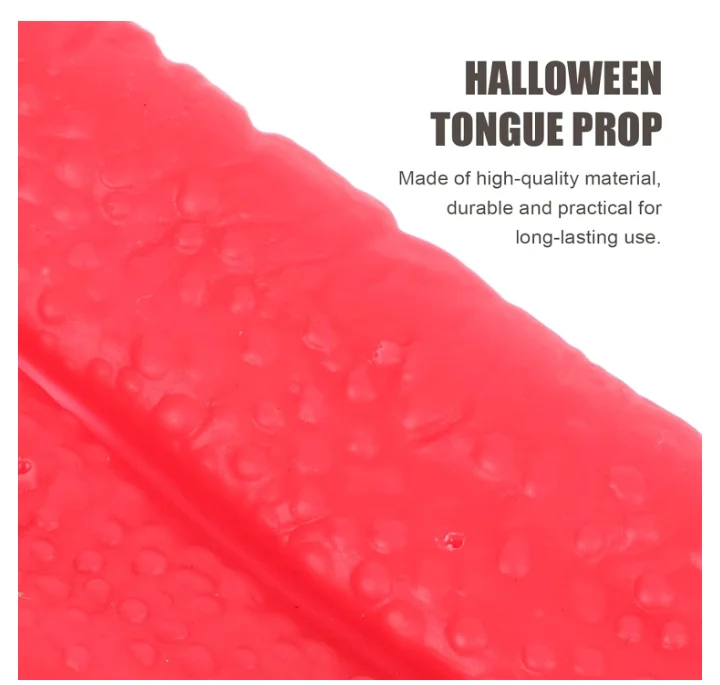 Long Tongue Prop Fake Tongue: Prank Cosplay Props for Halloween Horror Party Decoration - Image 3