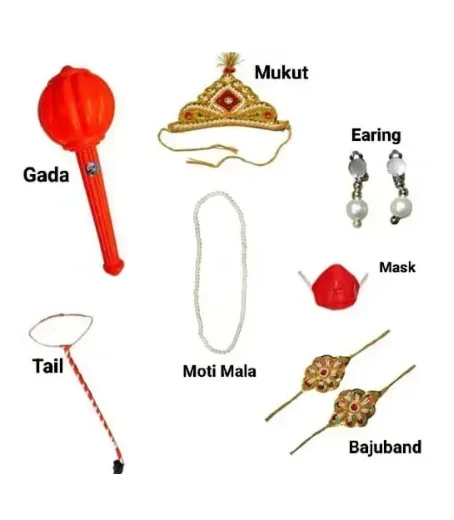 Hanuman Ji Full Set of Accessories