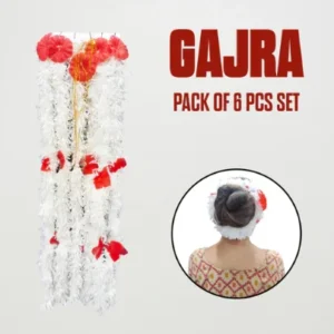 Top Artificial flower Gajra Hair Accessories Reuseble Juda Maker Women Hair Accessory / Accessories