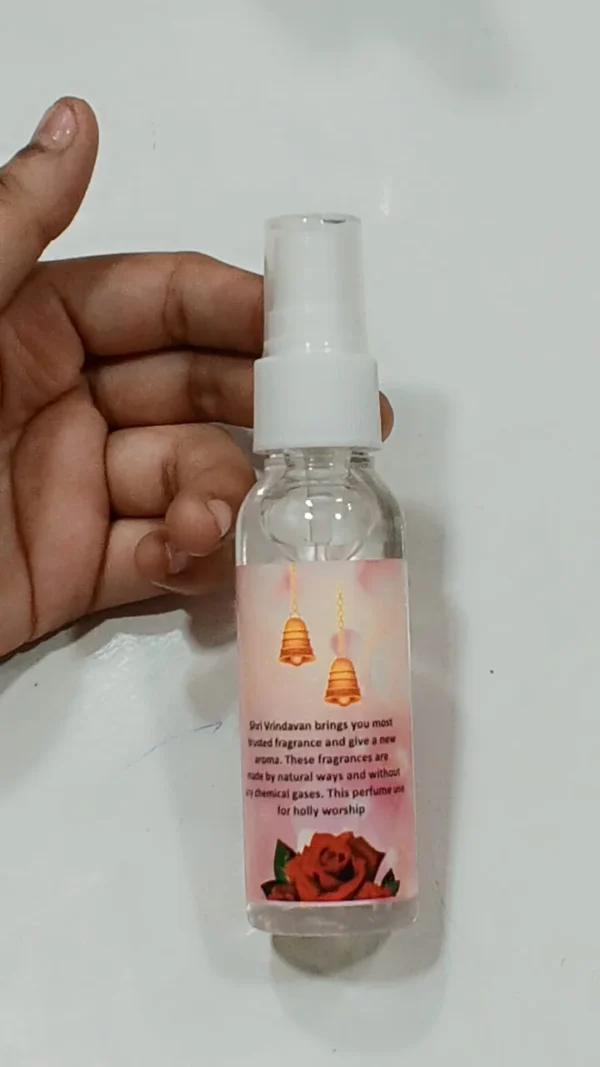 Premium Spray Shri Vrindavan Ittra With GULAB Fragrance - Image 2